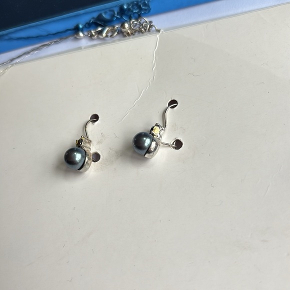 ✨Avon Vintage SP Silver and Blue Jewelry Set - Picture 4 of 5